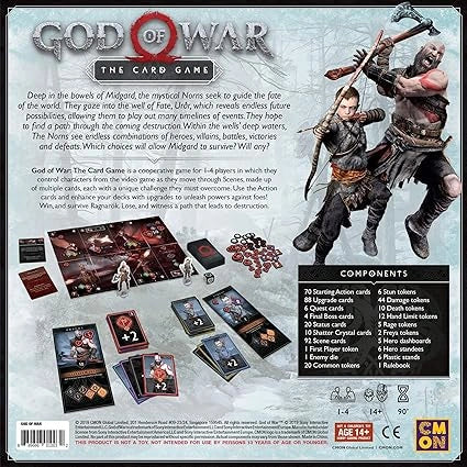Back Side of CoolMiniOrNot God of War The Card Game